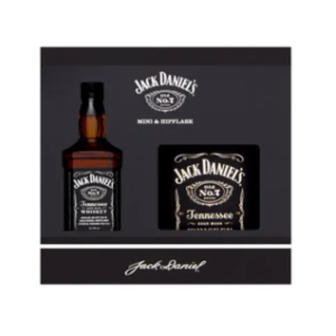 Jack Daniels 5cl & Flask Gift