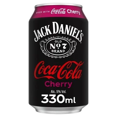 Jack Daniels & Cherry Coke 330ml