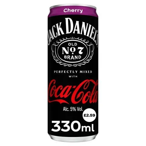 Jack Daniel's & Coca-Cola Cherry 330ml