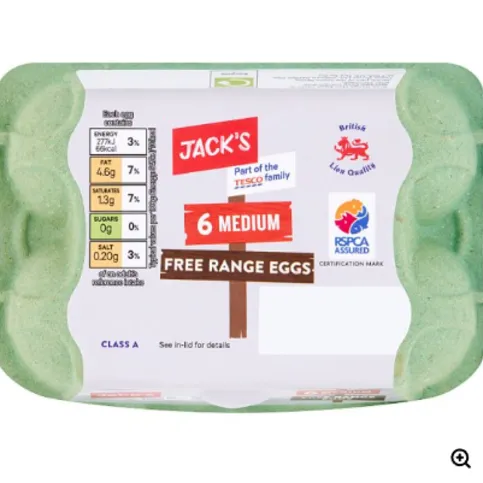 Jack's 6 Free Range Medium