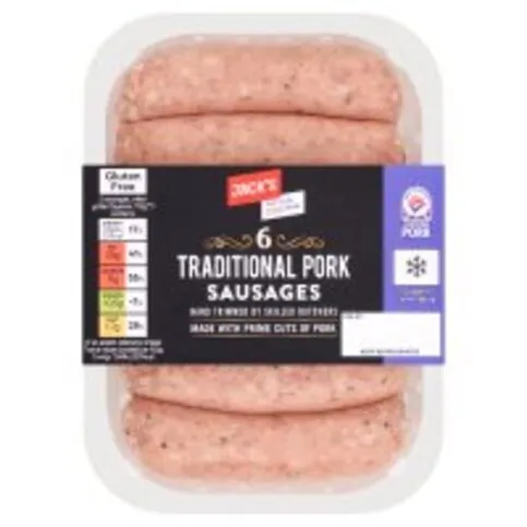 Jack's 6 Traditional Pork Sausages 400g