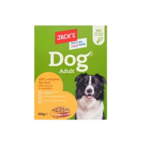 Jack's Adult Dog Food with Chicken & Veg 950g