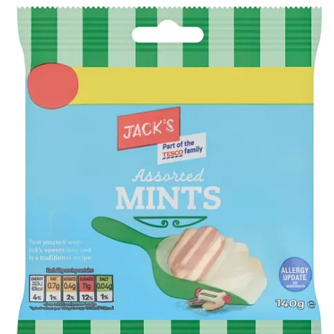 Jack's Assorted Mints 140g