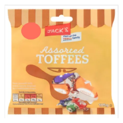 Jacks Assorted Toffee 