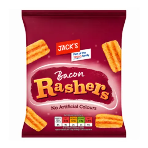 Jack's Bacon Rashers 60g