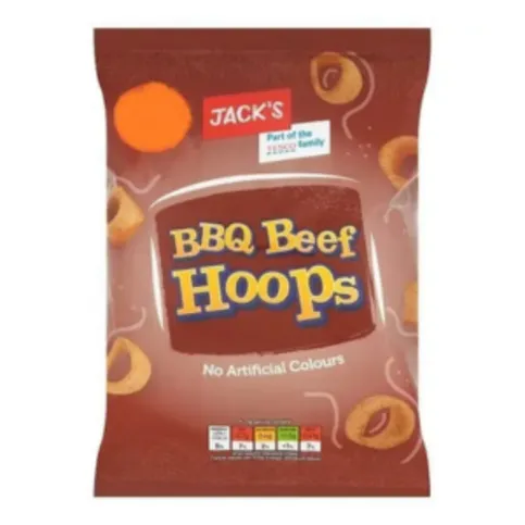 Jack's BBQ Beef Hoops 60g