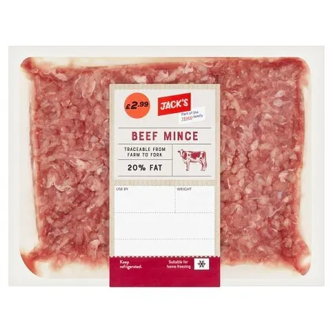 Jacks Beef Mince £2.99 400g