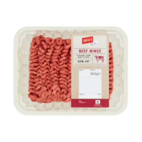 Jacks Beef Mince 20% 500g 500g