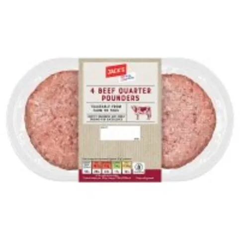 Jacks Beef Quarter Pounders