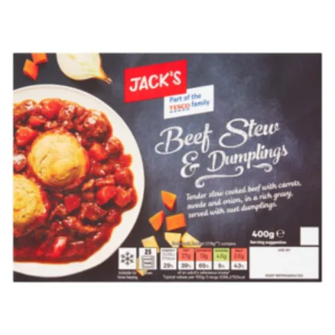 Jack's Beef Stew & Dumplings 400g
