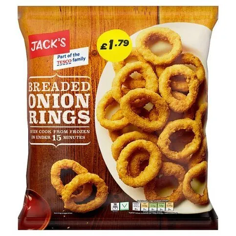 Jacks Breaded Onion Rings £1.79 450g