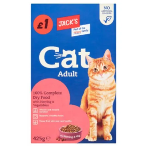 Jack's Cat Herring & Veg 425g