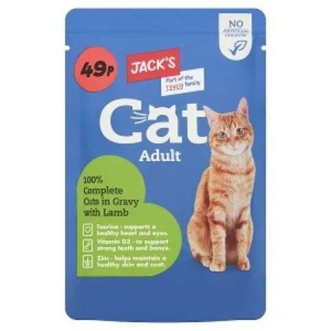Jacks Cat Pouch Lamb Pm