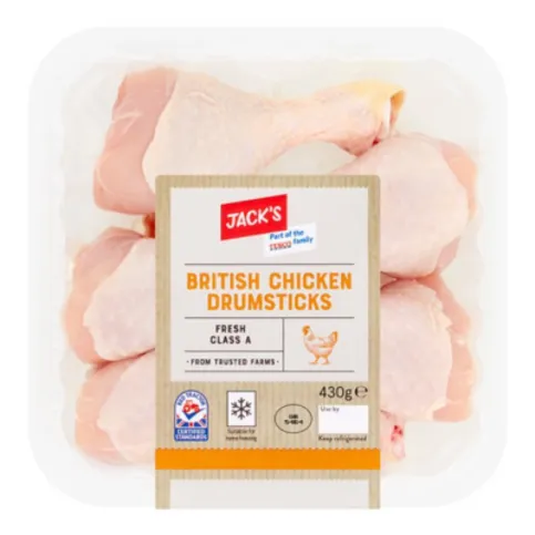 Jacks Chicken Drumsticks 430g
