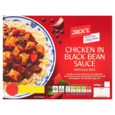 Jack's Chicken in Black Bean Sauce With Egg Rice 400g