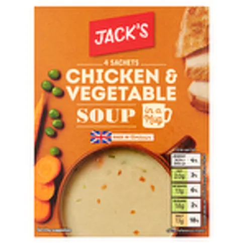 Jacks Chicken & Vegetable Cup Soup