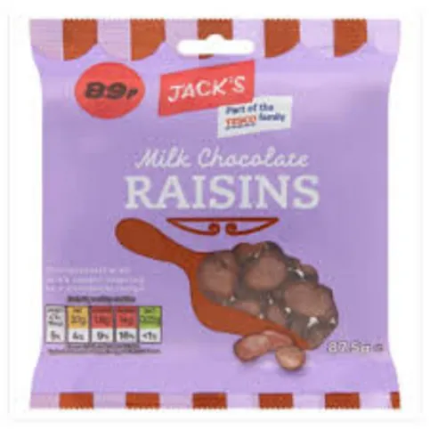 Jacks Chocolate Raisins