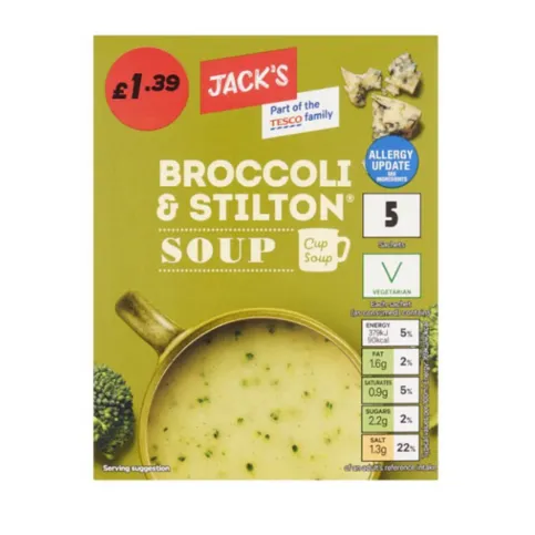 Jack's Cup Soup Broccoli & Stilton 120g