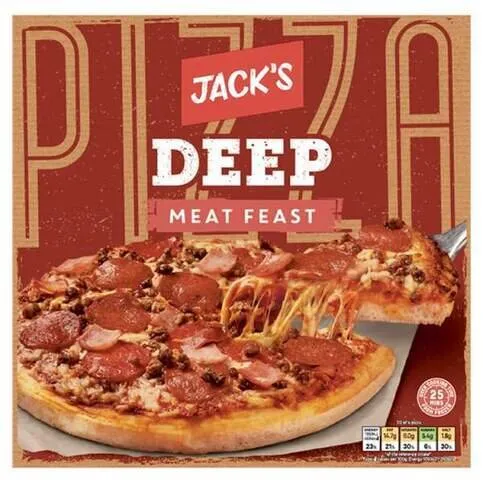 Jack's Deep Pan Meat Feast Pizza 386g