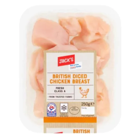 Jack's Diced Chicken 250g