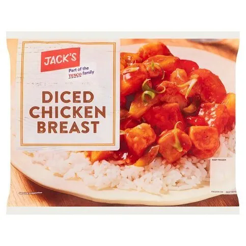 Jacks Diced Chicken Breast FROZEN 350g