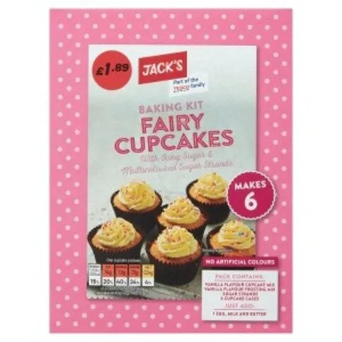 Jack's Fairy Cupcakes Baking Kit 290g