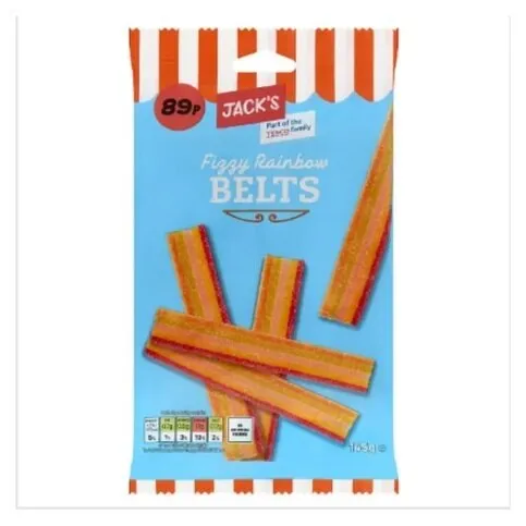 Jacks Fizzy Rainbow Belts