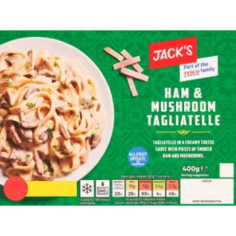 Jack's Ham & Mushroom Tagliatelle 400g