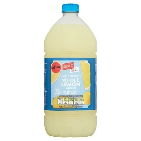 Jacks Lemon Squash 1.5L