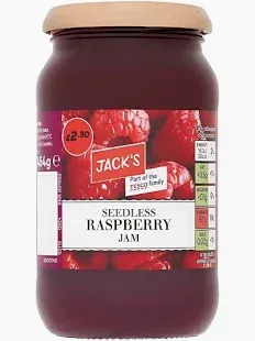 Jack's Seedless Raspberry Jam 454g