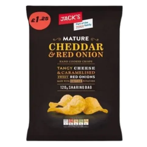 Jack's Mature Cheddar & Red Onion 120g