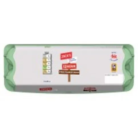 JACKS MEDIUM FREE RANGE EGGS 12PK
