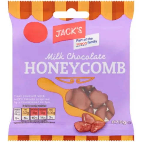 Jack's Milk Chocolate Honeycomb 87.5g