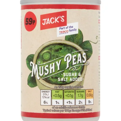 Jack's Mushy Peas 300g