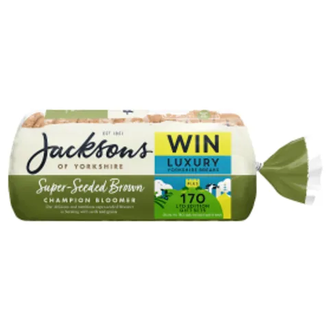 Jacksons of Yorkshire Super-Seeded Brown Champion Bloomer 800g