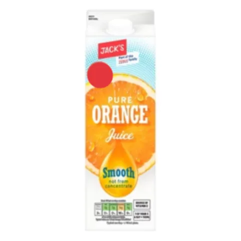 Jacks Orange Juice Smooth 1L