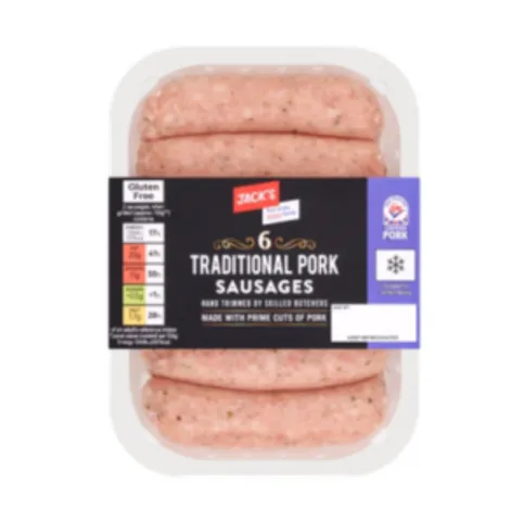 Jack's Premium Pork Sausages 400g