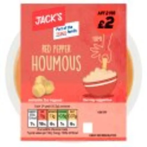 Jacks Red Pepper Houmous 170g