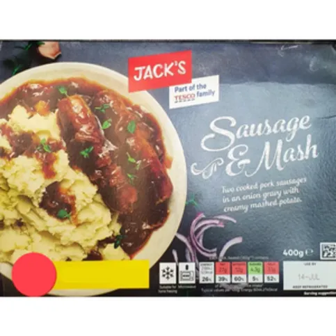 Jack's Sausage & Mash 400g