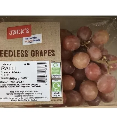 Jacks Seedless Grapes 500g