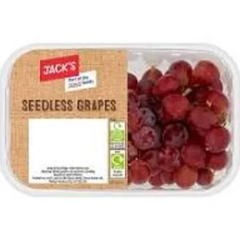 Jack's Seedless  red Grapes 500g