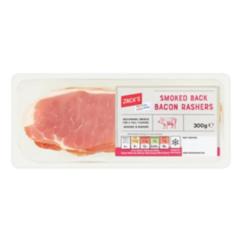 Jack's Smoked Back Bacon 300g