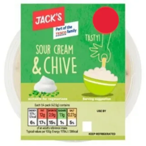 Tesco Sour Cream & Chive Dip