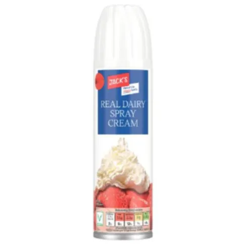 Jack's Real Dairy Spray Cream 250g