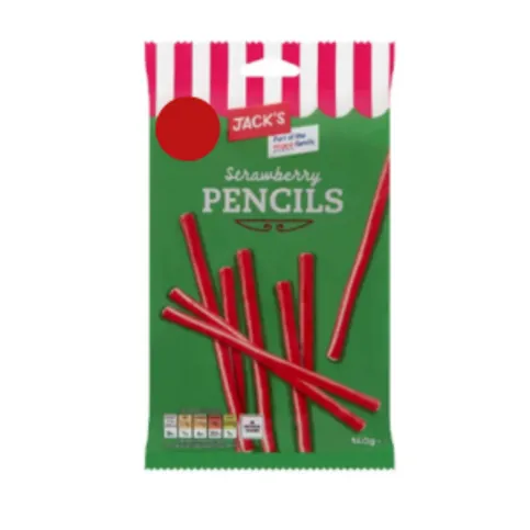 Jack's Strawberry Pencils 140g