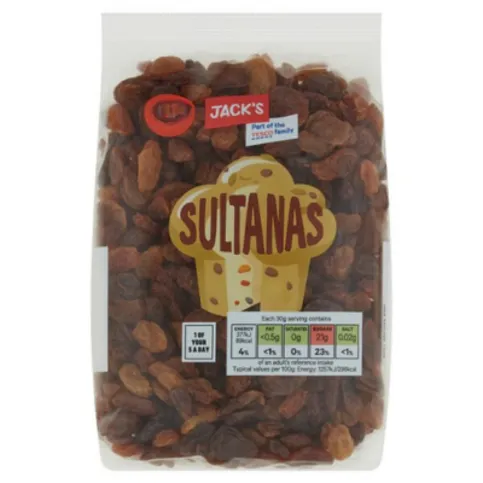 Jack's Sultanas 375g