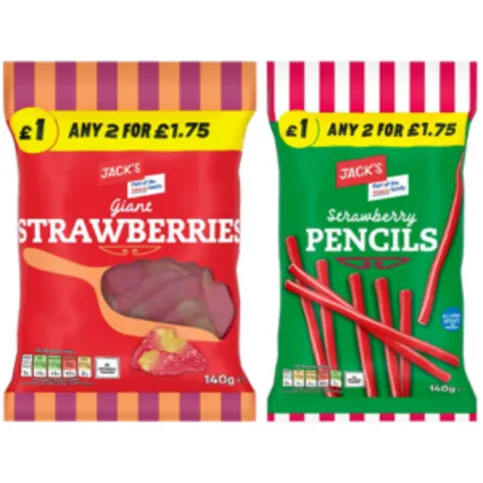 Jack's Sweets – Any 2 for £1.75