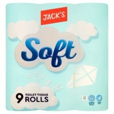 Jack's Toilet Tissue 9 Pack