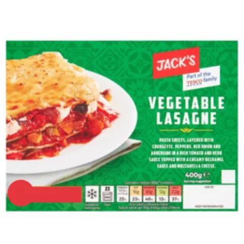Jack's Vegetable Lasagne 400g