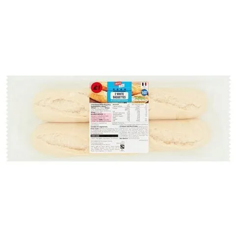 Jack's White Baguettes 2-Pack